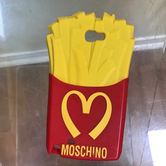 MOSCHINO Fries Silicon Samsung Phone Case Authent - Picture 3 of 9